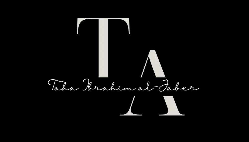 Visitenkarte mit Monogramm TA